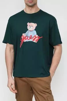 Хлопковая футболка Guess