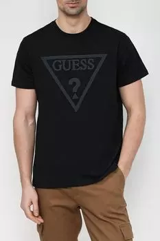 Хлопковая футболка Guess