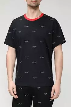 Хлопковая футболка HUGO