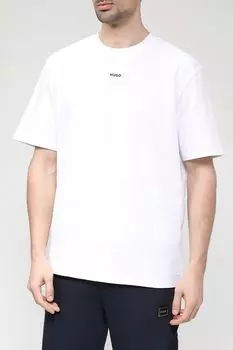 Хлопковая футболка HUGO