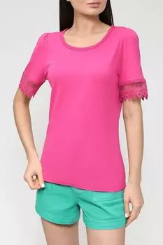 Хлопковая футболка Naf Naf