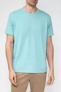 Хлопковая футболка однотонная Loft