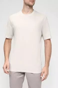 Хлопковая футболка однотонная Marc O'Polo