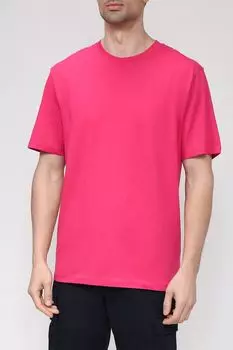 Хлопковая футболка однотонная Piombo