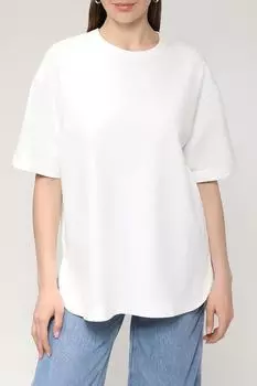 Хлопковая футболка оверсайз BLCV