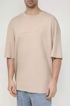 Хлопковая футболка оверсайз John Richmond