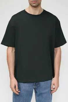 Хлопковая футболка оверсайз Loft