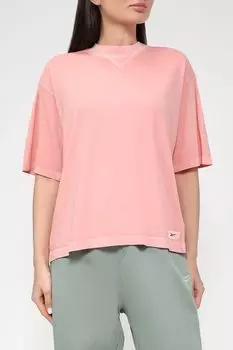 Хлопковая футболка оверсайз REEBOK