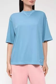 Хлопковая футболка оверсайз REEBOK