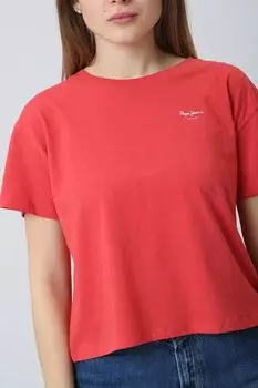 Хлопковая футболка PEPE JEANS