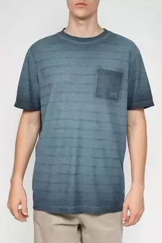 Хлопковая футболка с карманом LERROS