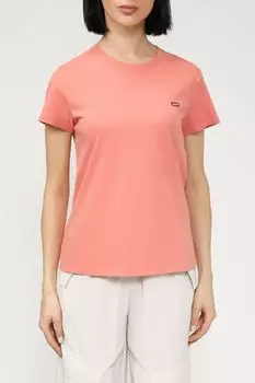 Хлопковая футболка с логотипом бренда LEVI'S