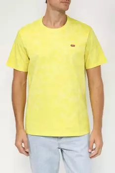 Хлопковая футболка с логотипом бренда LEVI'S