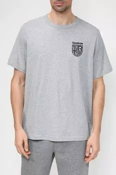 Хлопковая футболка с логотипом бренда REEBOK