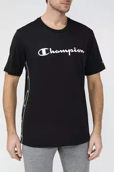 Хлопковая футболка с логотипом Champion