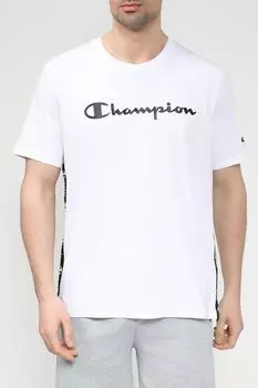 Хлопковая футболка с логотипом Champion