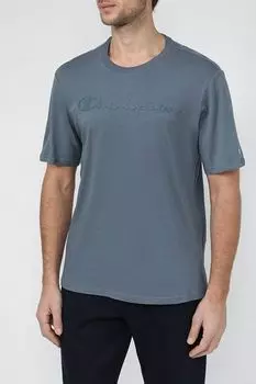 Хлопковая футболка с логотипом Champion