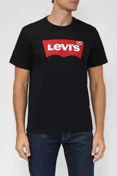 Хлопковая футболка с логотипом LEVI'S