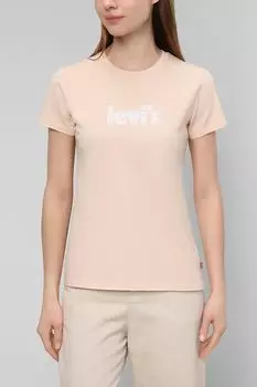 Хлопковая футболка с логотипом LEVI'S