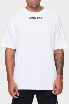 Хлопковая футболка с логотипом The Couture Club