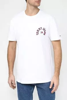 Хлопковая футболка с логотипом Tommy Jeans