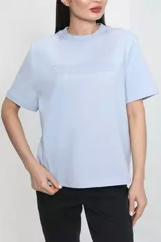 Хлопковая футболка с надписью Comma