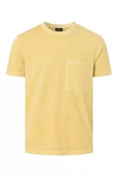 Хлопковая футболка с нагрудным карманом Strellson