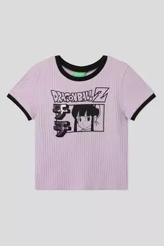 Хлопковая футболка с принтом Benetton