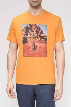 Хлопковая футболка с принтом Bomboogie