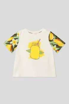 Хлопковая футболка с принтом Choupette