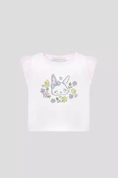 Хлопковая футболка с принтом Choupette