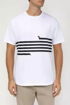 Хлопковая футболка с принтом D.Molina