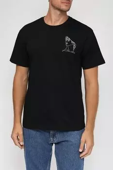 Хлопковая футболка с принтом D.Molina