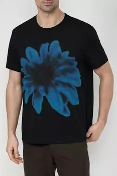 Хлопковая футболка с принтом Esprit Casual