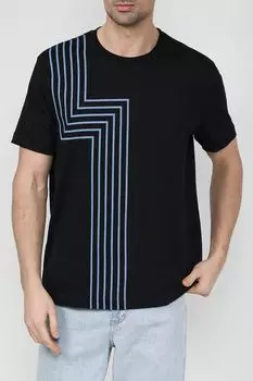 Хлопковая футболка с принтом Esprit Casual