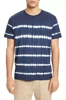 Хлопковая футболка с принтом Esprit Casual