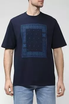 Хлопковая футболка с принтом Esprit Casual