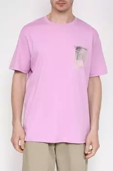 Хлопковая футболка с принтом Esprit Edc