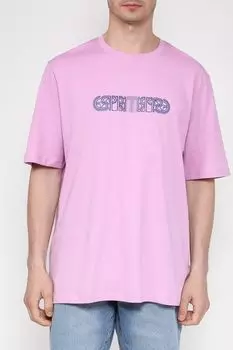 Хлопковая футболка с принтом Esprit Edc