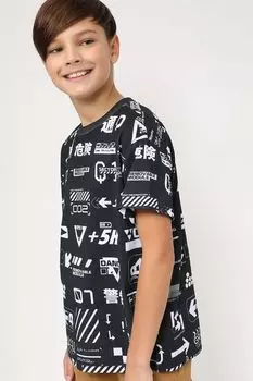 Хлопковая футболка с принтом GIOCO