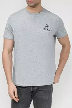 Хлопковая футболка с принтом GRAND & HILLS