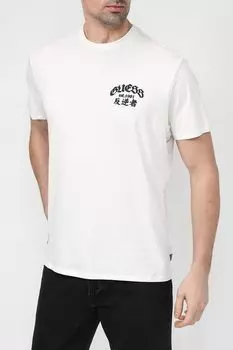 Хлопковая футболка с принтом Guess