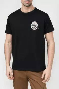 Хлопковая футболка с принтом Guess