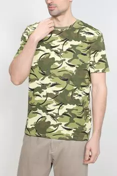 Хлопковая футболка с принтом Guess