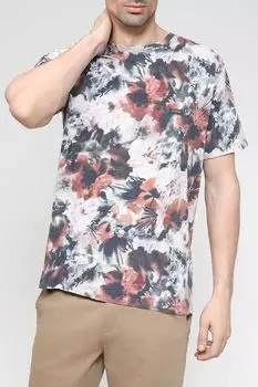 Хлопковая футболка с принтом Guess