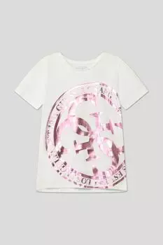 Хлопковая футболка с принтом Guess