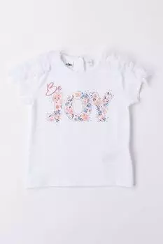 Хлопковая футболка с принтом IDO