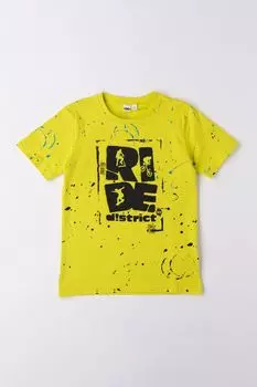 Хлопковая футболка с принтом IDO