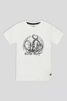 Хлопковая футболка с принтом Koko Noko