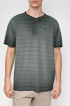 Хлопковая футболка с принтом LERROS